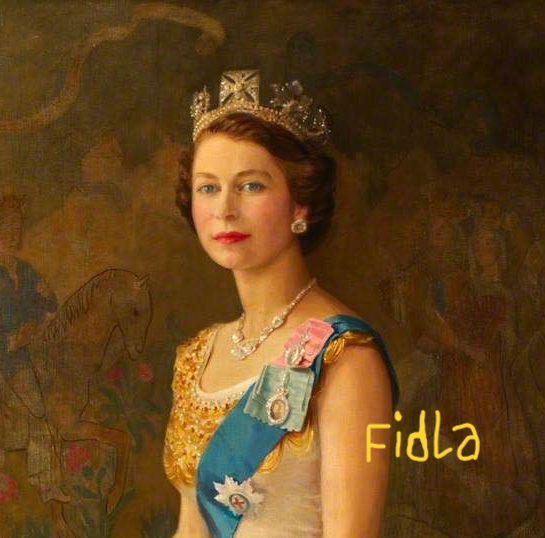 Painting /Portrait of Queen Elizabeth 2nd